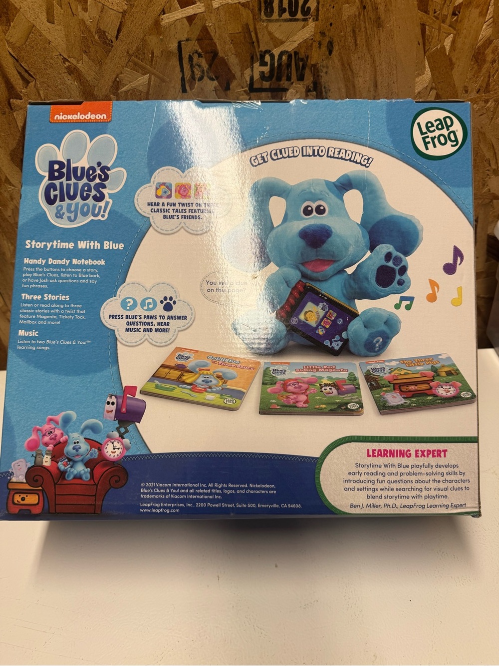 LeapFrog Blue's Clues & You Storytime With Blue Interactive Vtech toy - Picture 3 of 3